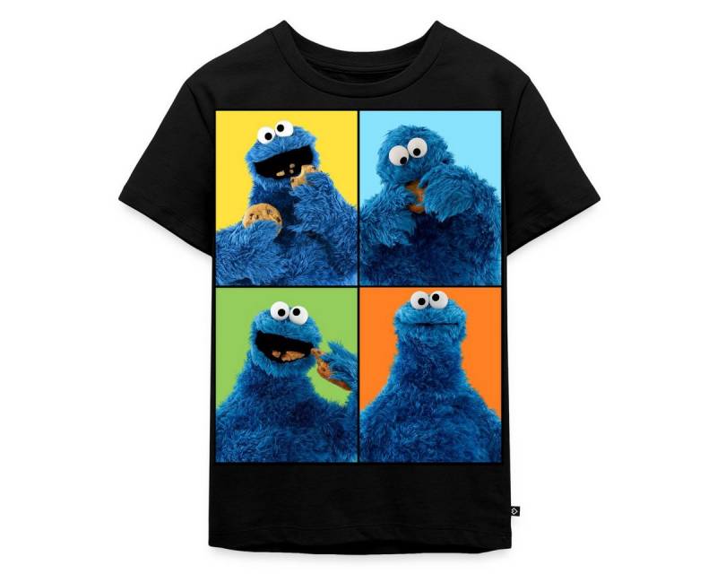 Spreadshirt T-Shirt Sesamstraße Krümelmonster Posen Kinder Premium T-Shirt (1-tlg) von Spreadshirt