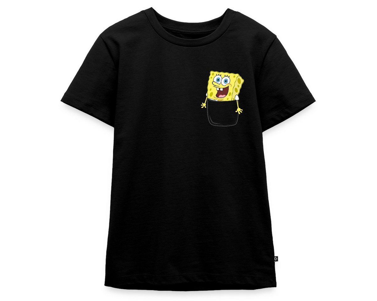 Spreadshirt T-Shirt SpongeBob Schwammkopf Ich Bin Bereit Brustmotiv Teenager Premium T-Shi (1-tlg) von Spreadshirt