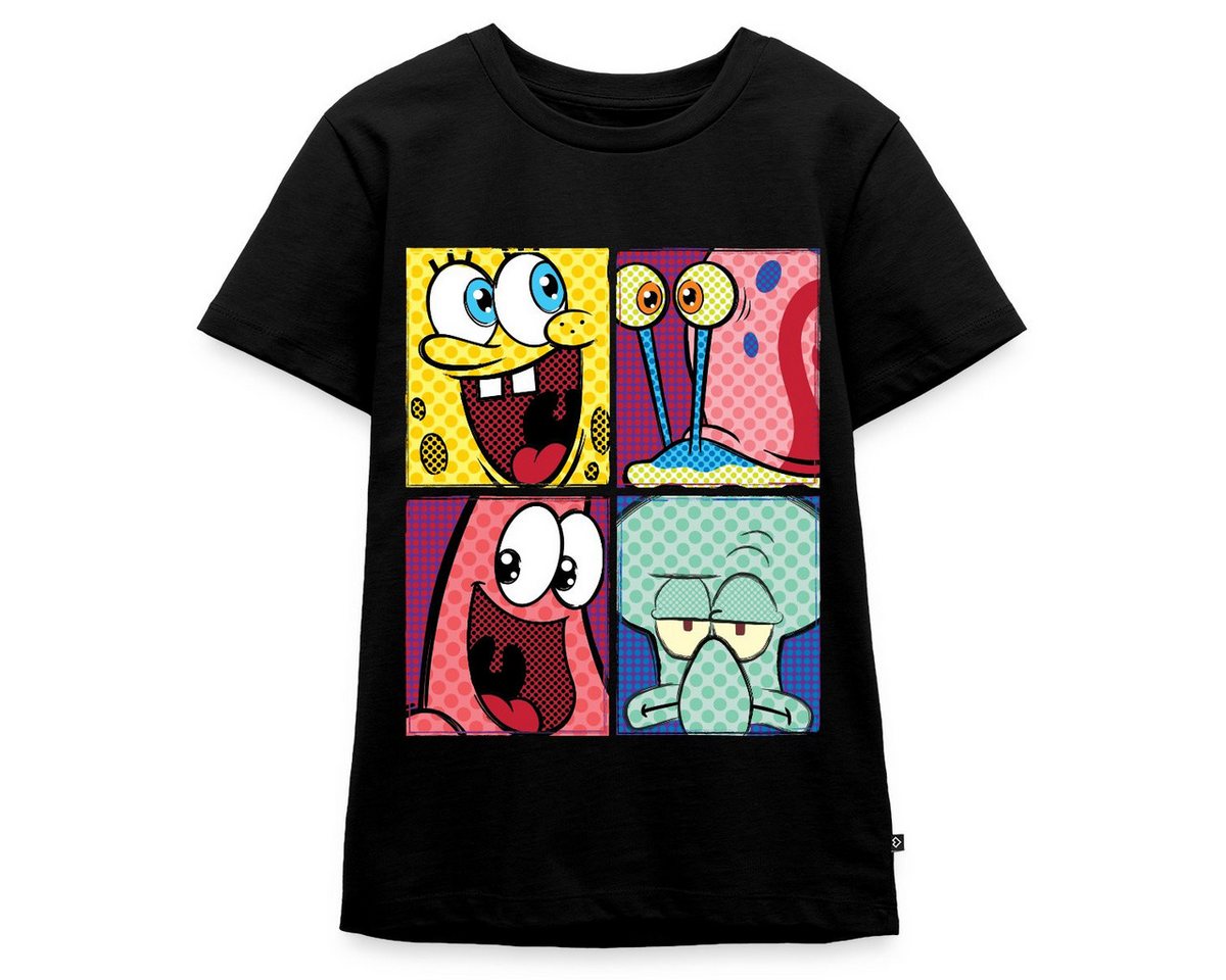 Spreadshirt T-Shirt SpongeBob Schwammkopf Patrick Gary Thaddäus Teenager Premium T-Shirt (1-tlg) von Spreadshirt