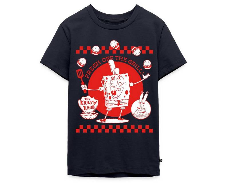 Spreadshirt T-Shirt Spongebob Schwammkopf Fresh Off The Grill Teenager Premium T-Shirt (1-tlg) von Spreadshirt