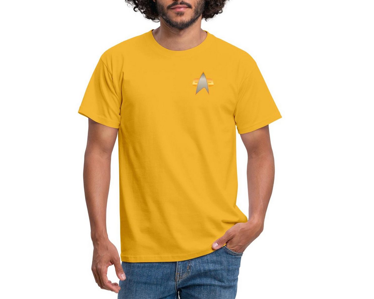 Spreadshirt T-Shirt Star Trek Voyager Crew Logo Männer T-Shirt (1-tlg) von Spreadshirt