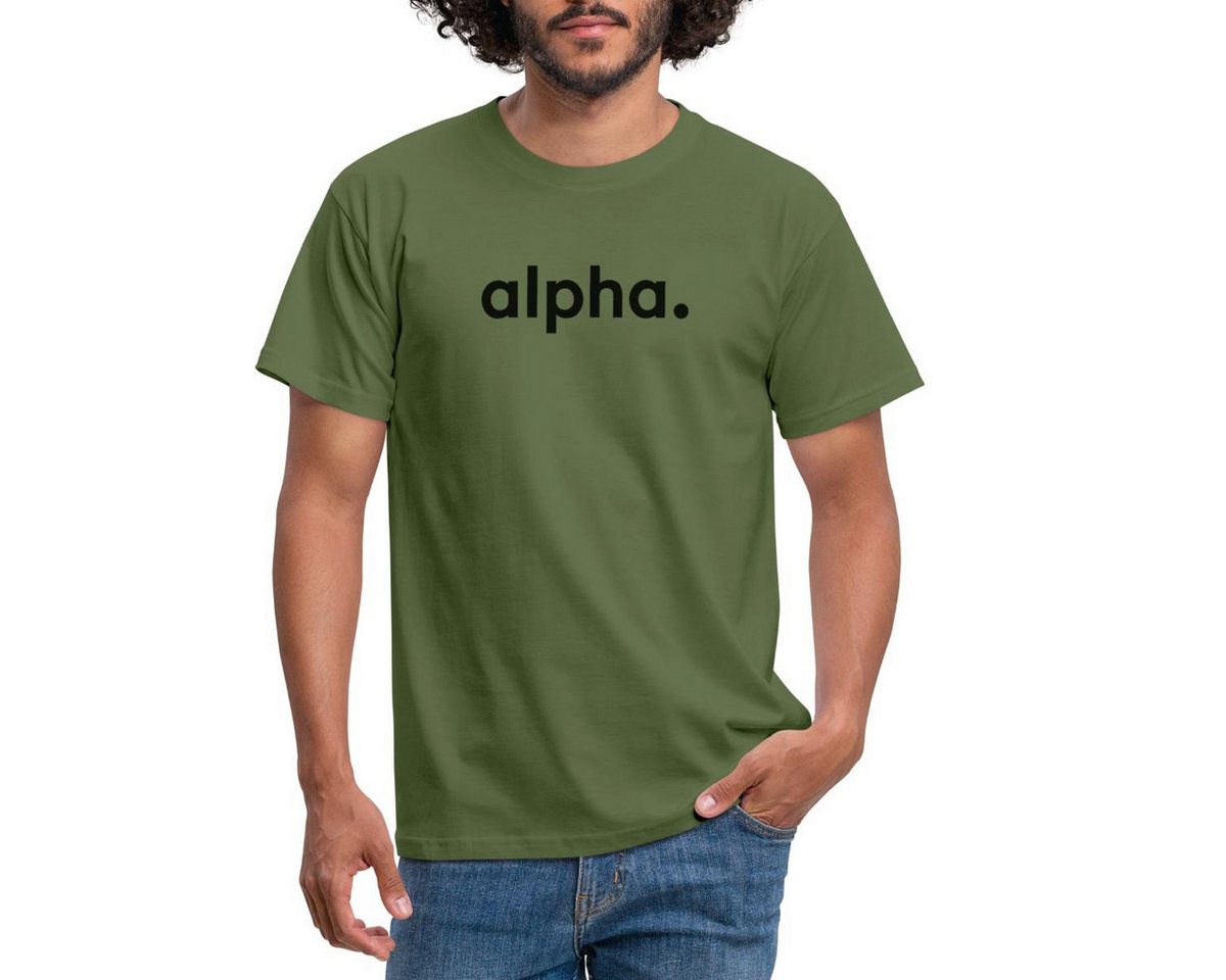Spreadshirt T-Shirt Stromberg Firmenschriftzug von Alpha Männer T-Shirt (1-tlg) von Spreadshirt