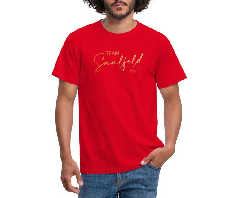 Spreadshirt T-Shirt Sturm Der Liebe Team Saalfeld Hand Lettering Männer T-Shirt (1-tlg) von Spreadshirt