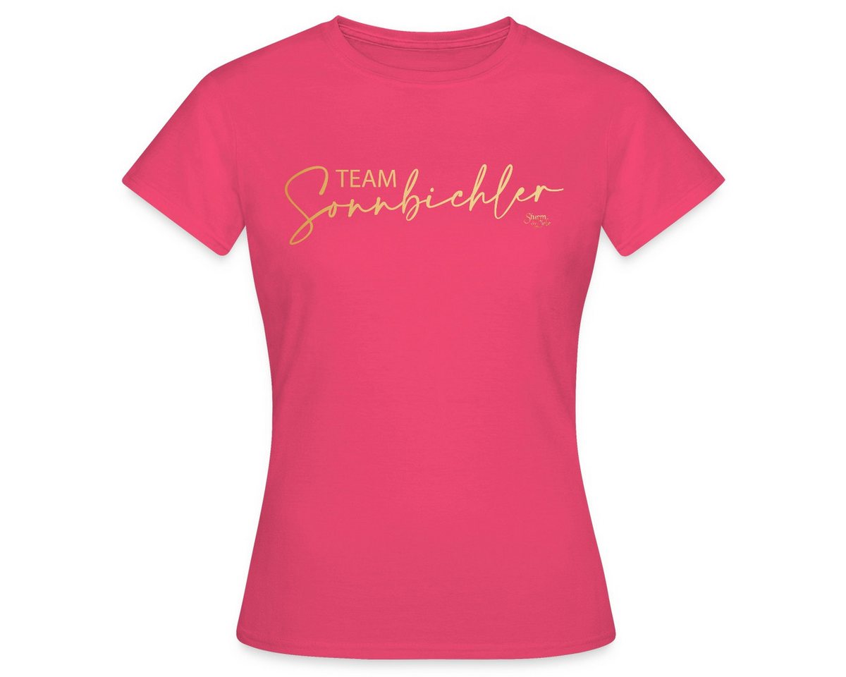 Spreadshirt T-Shirt Sturm Der Liebe Team Sonnbichler Hand Lettering Frauen T-Shirt (1-tlg) von Spreadshirt