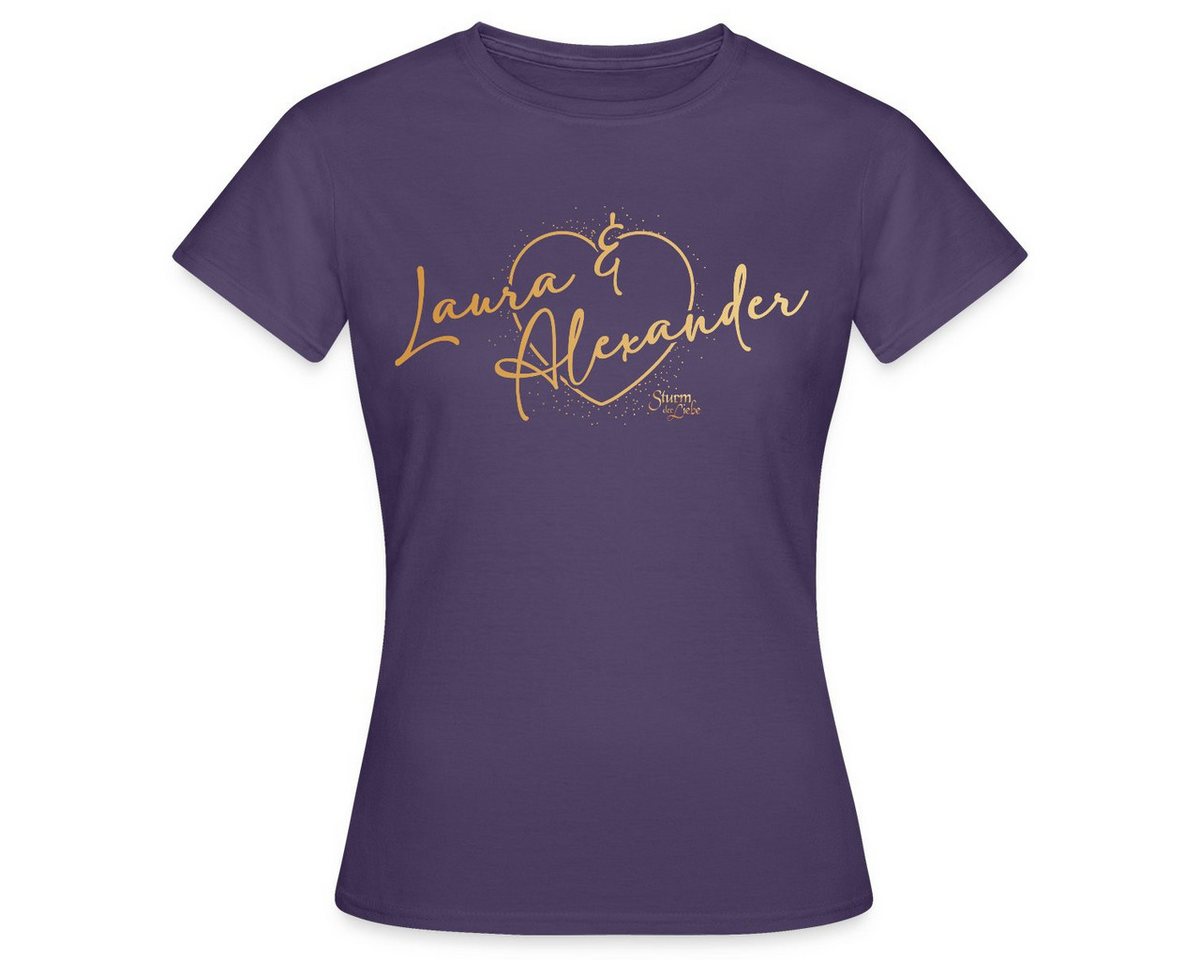 Spreadshirt T-Shirt Sturm Der Liebe Traumpaar Laura & Alexander Frauen T-Shirt (1-tlg) von Spreadshirt