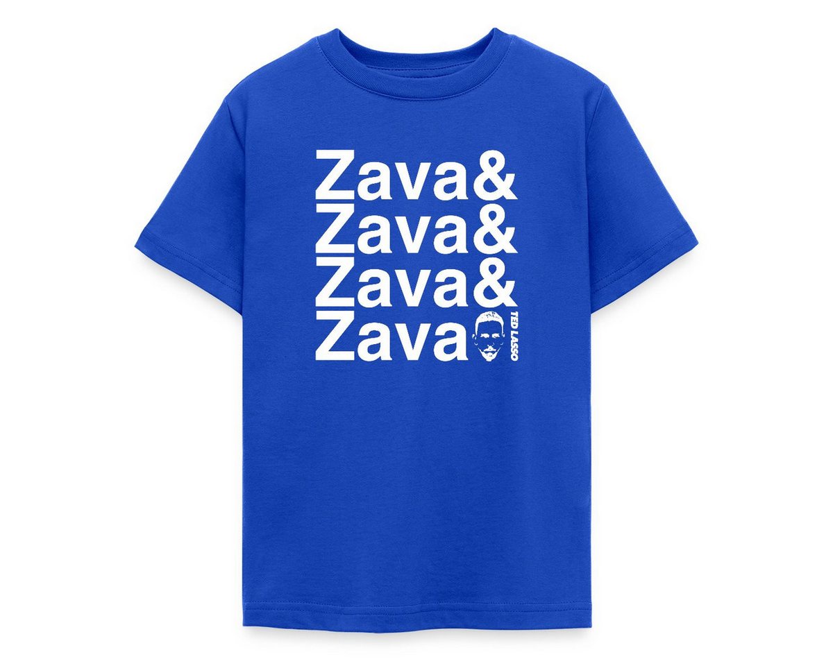 Spreadshirt T-Shirt Ted Lasso Zava Weißer Schriftzug Teenager T-Shirt (1-tlg) von Spreadshirt