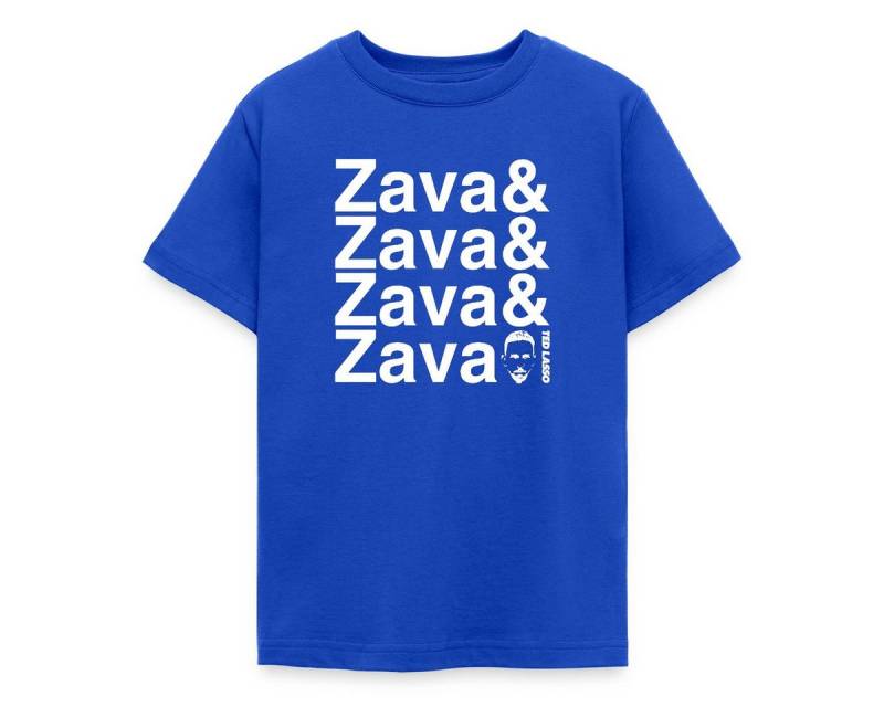 Spreadshirt T-Shirt Ted Lasso Zava Weißer Schriftzug Teenager T-Shirt (1-tlg) von Spreadshirt
