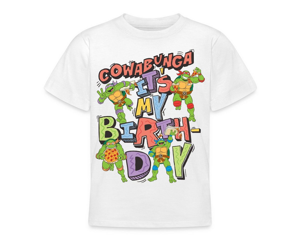 Spreadshirt T-Shirt Teenage Mutant Ninja Turtles It's My Birthday Teenager T-Shirt (1-tlg) von Spreadshirt