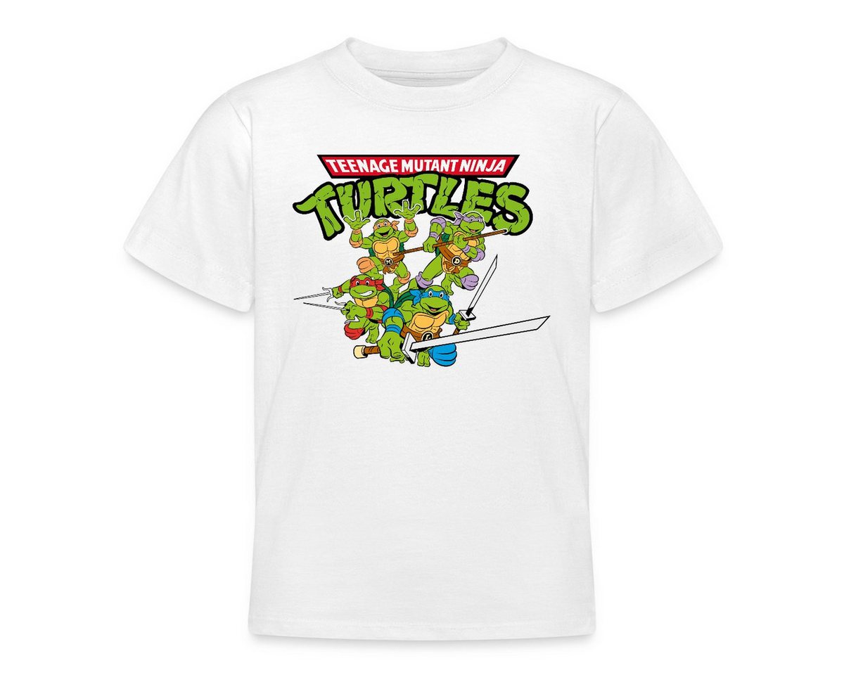 Spreadshirt T-Shirt Teenage Mutant Ninja Turtles Logo Teenager T-Shirt (1-tlg) von Spreadshirt