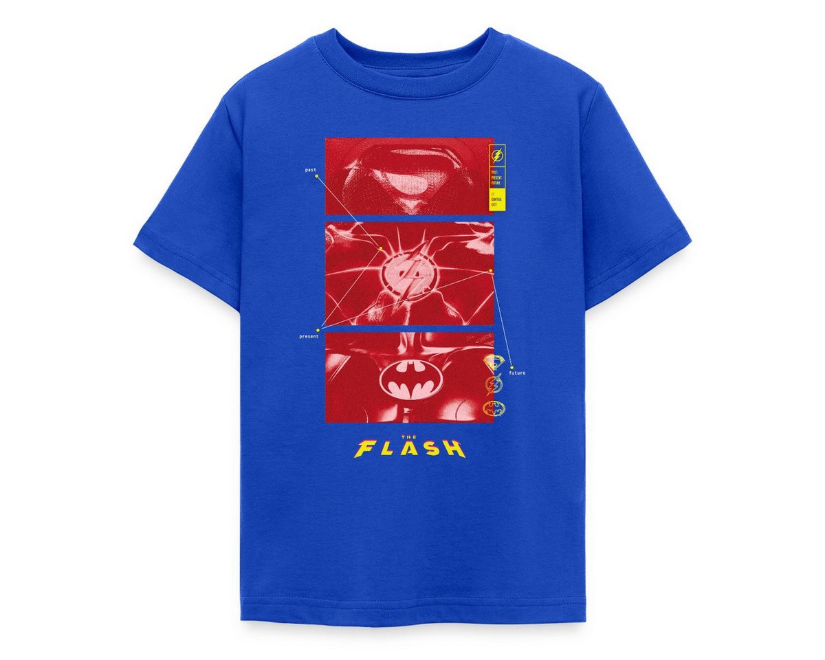 Spreadshirt T-Shirt The Flash Anzüge Supergirl Flash Batman Mit Logos Teenager T-Shirt (1-tlg) von Spreadshirt