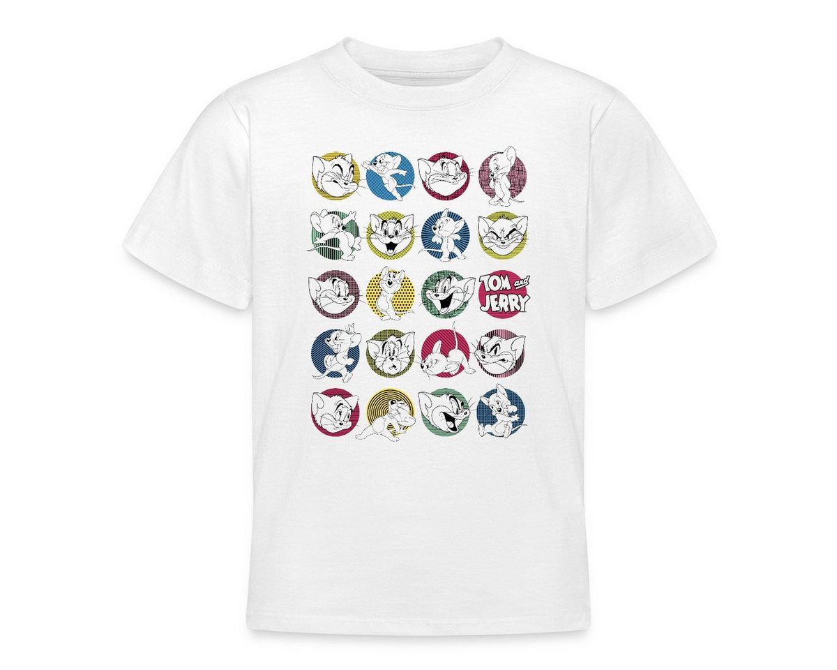 Spreadshirt T-Shirt Tom Und Jerry Ikonische Ausdrücke Teenager T-Shirt (1-tlg) von Spreadshirt