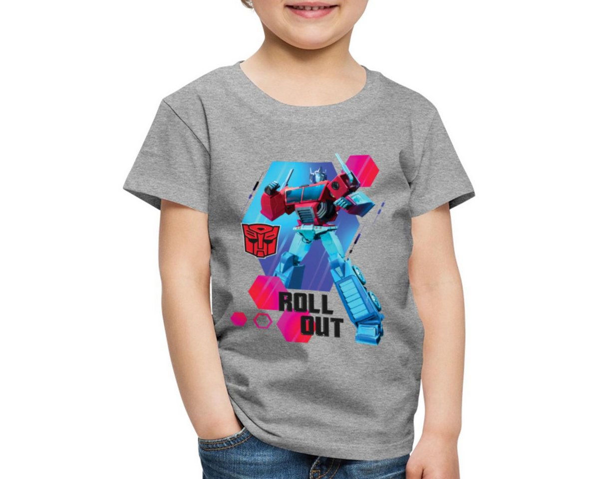 Spreadshirt T-Shirt Transformers Earth Spark Autobot Optimus Kinder Premium T-Shirt (1-tlg) von Spreadshirt
