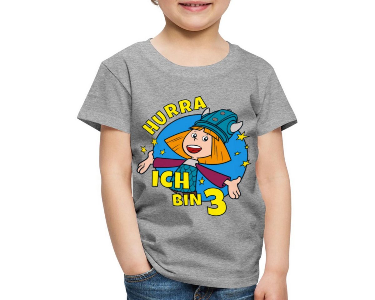 Spreadshirt T-Shirt Wickie Und Die Starken Männer 3. Geburtstag Kinder Premium T-Shirt (1-tlg) von Spreadshirt