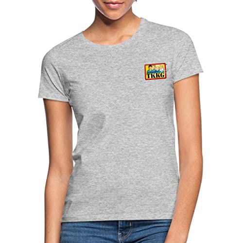 Spreadshirt TKKG Logo EIN Fall Für TKKG Brustmotiv Frauen T-Shirt, M, Grau meliert von Spreadshirt