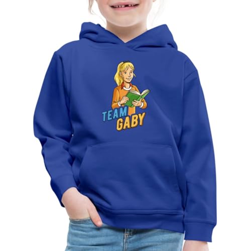 Spreadshirt TKKG Team Gaby Glockner Kinder Premium Hoodie, 152/164 (12-14 Jahre), Royalblau von Spreadshirt