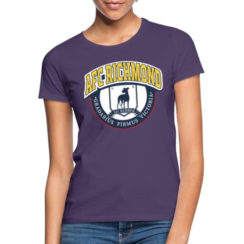 Spreadshirt Ted Lasso AFC Richmond Logo Frauen T-Shirt, L, Dunkellila von Spreadshirt