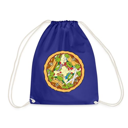 Spreadshirt Teenage Mutant Ninja Turtles Pizza Turnbeutel, One Size, Königsblau Spreadshirt Teenage Mutant Ninja Turtles Pizza Turnbeutel, One Size, Königsblau von Spreadshirt