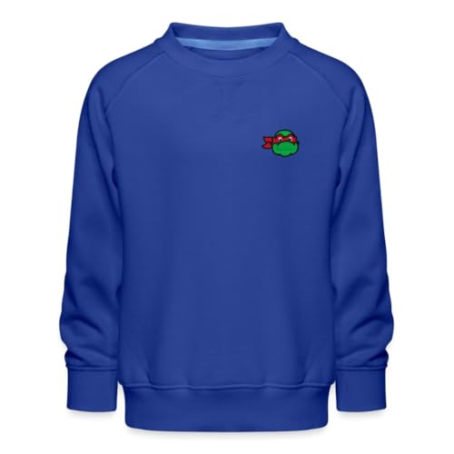 Spreadshirt TMNT Raphael Stick Kinder Premium Pullover, 134/146 (9-11 Jahre), Royalblau von Spreadshirt