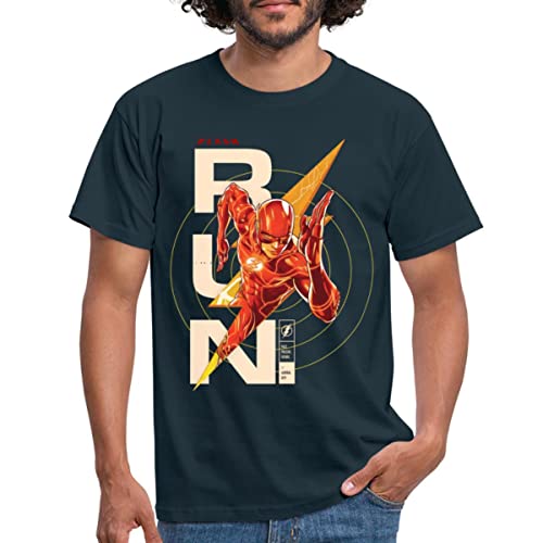 Spreadshirt The Flash Speedster Run Männer T-Shirt, L, Navy von Spreadshirt