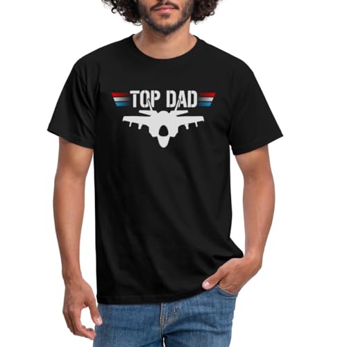 Spreadshirt Top Dad Vater Sohn Partnerlook Männer T-Shirt, XXL, Schwarz von Spreadshirt