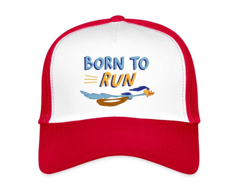 Spreadshirt Trucker Cap Looney Tunes Road Runner Born To Run Trucker Cap (1-St) von Spreadshirt