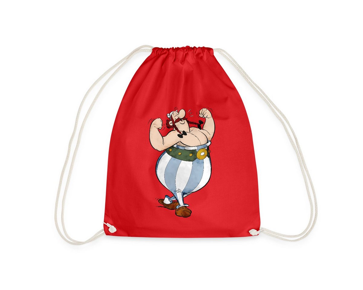 Spreadshirt Turnbeutel Asterix & Obelix Glücklich Muskeln Turnbeutel (1-tlg) von Spreadshirt