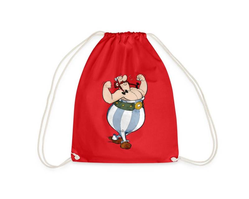 Spreadshirt Turnbeutel Asterix & Obelix Glücklich Muskeln Turnbeutel (1-tlg) von Spreadshirt