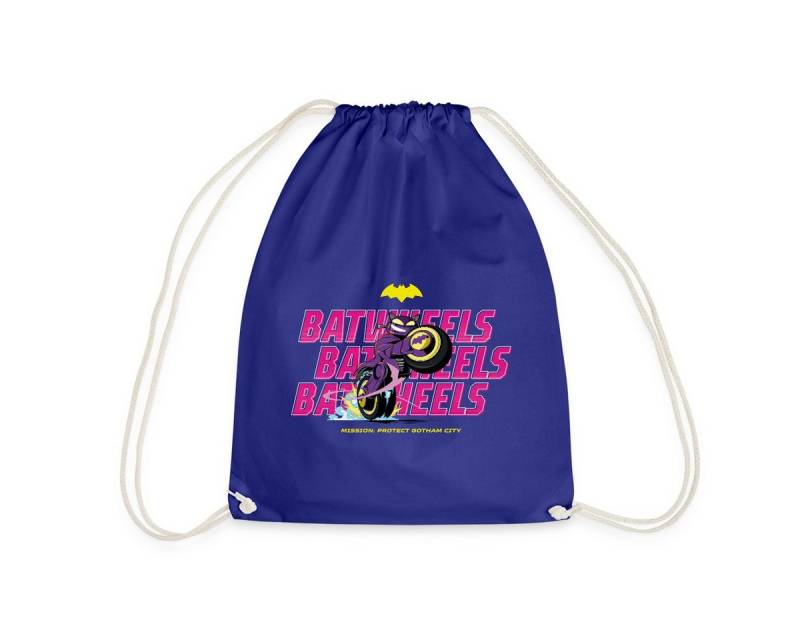Spreadshirt Turnbeutel Batwheels Bibi Mit Schriftzug Protect Gotham City Turnbeutel (1-tlg) von Spreadshirt