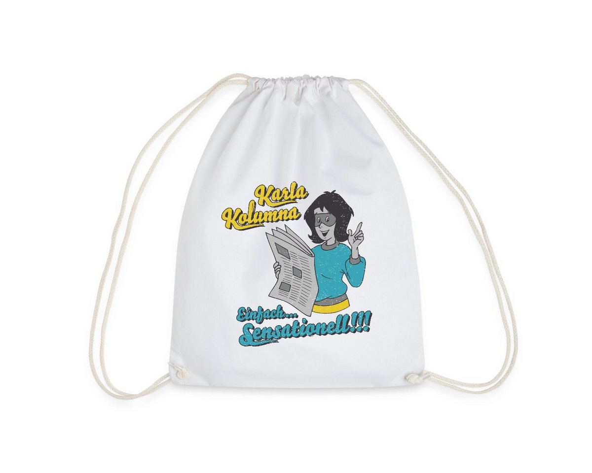 Spreadshirt Turnbeutel Benjamin Blümchen Karla Kolumna Sensationell Turnbeutel (1-tlg) von Spreadshirt