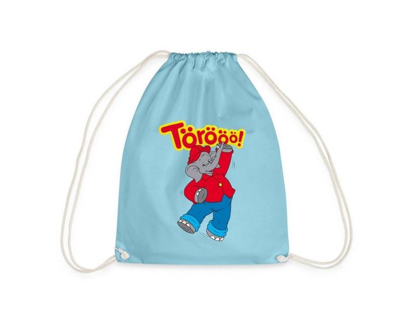 Spreadshirt Turnbeutel Benjamin Blümchen Tanzend Törööö Turnbeutel (1-tlg) von Spreadshirt