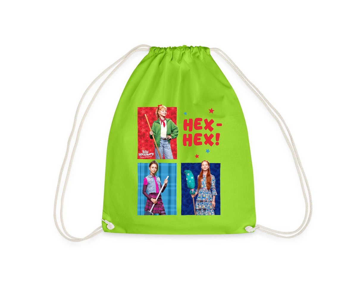 Spreadshirt Turnbeutel Bibi Blocksberg Film Bibi Mit Freundinnen Hex-Hex! Turnbeutel (1-tlg) von Spreadshirt