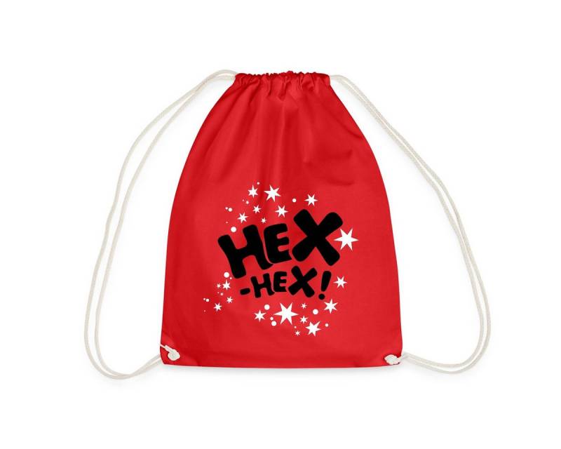 Spreadshirt Turnbeutel Bibi Blocksberg Hexspruch Hex Hex Mit Sternen Turnbeutel (1-tlg) von Spreadshirt
