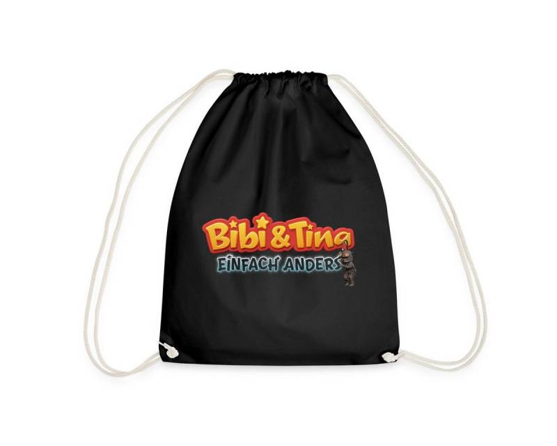 Spreadshirt Turnbeutel Bibi & Tina Einfach Anders Logo Mit Alien Turnbeutel (1-tlg) von Spreadshirt