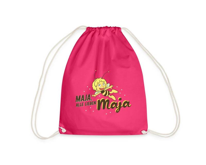 Spreadshirt Turnbeutel Biene Maja Alle Lieben Maja Turnbeutel (1-tlg) von Spreadshirt
