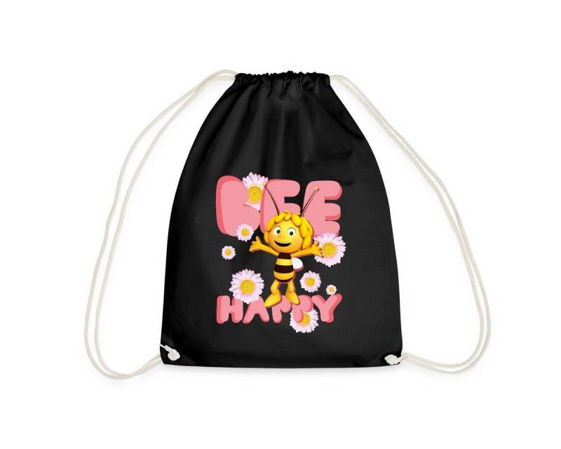 Spreadshirt Turnbeutel Biene Maja Bee Happy Spruch Turnbeutel (1-tlg) von Spreadshirt