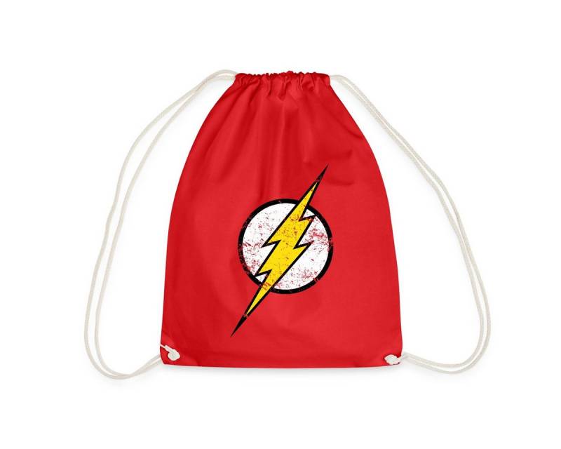 Spreadshirt Turnbeutel DC Comics Justice League The Flash Logo Used Look Turnbeutel (1-tlg) von Spreadshirt