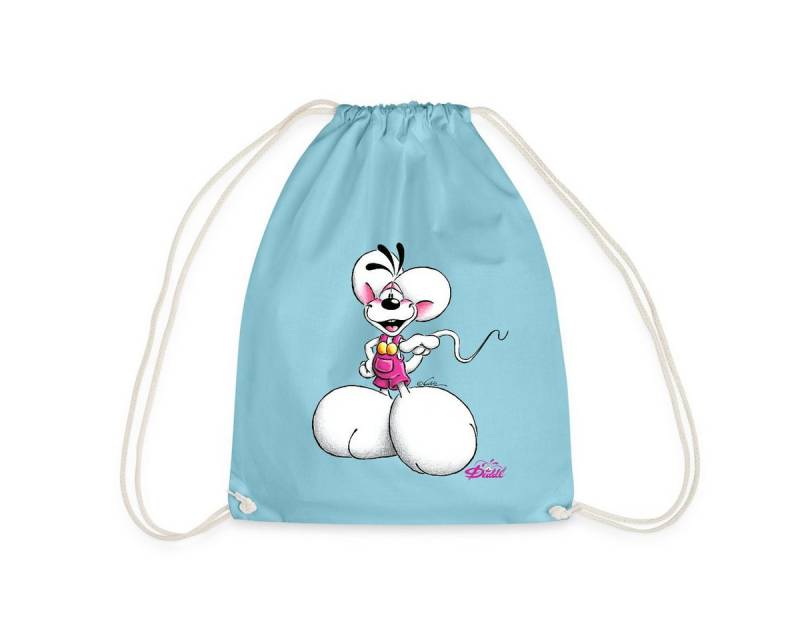 Spreadshirt Turnbeutel Diddl Diddlmaus Coole Pose Turnbeutel (1-tlg) von Spreadshirt