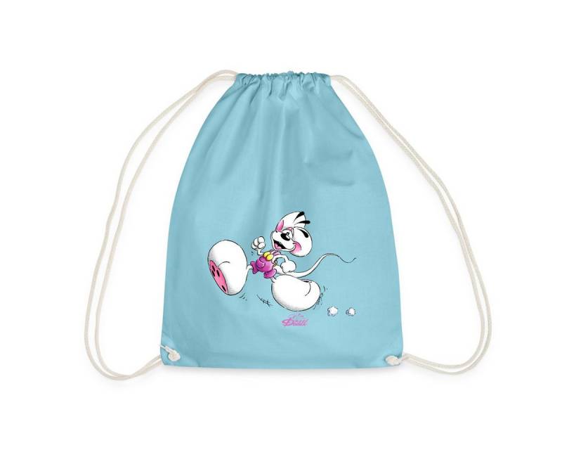 Spreadshirt Turnbeutel Diddl Rennt Diddlmaus Geht Laufen Turnbeutel (1-tlg) von Spreadshirt