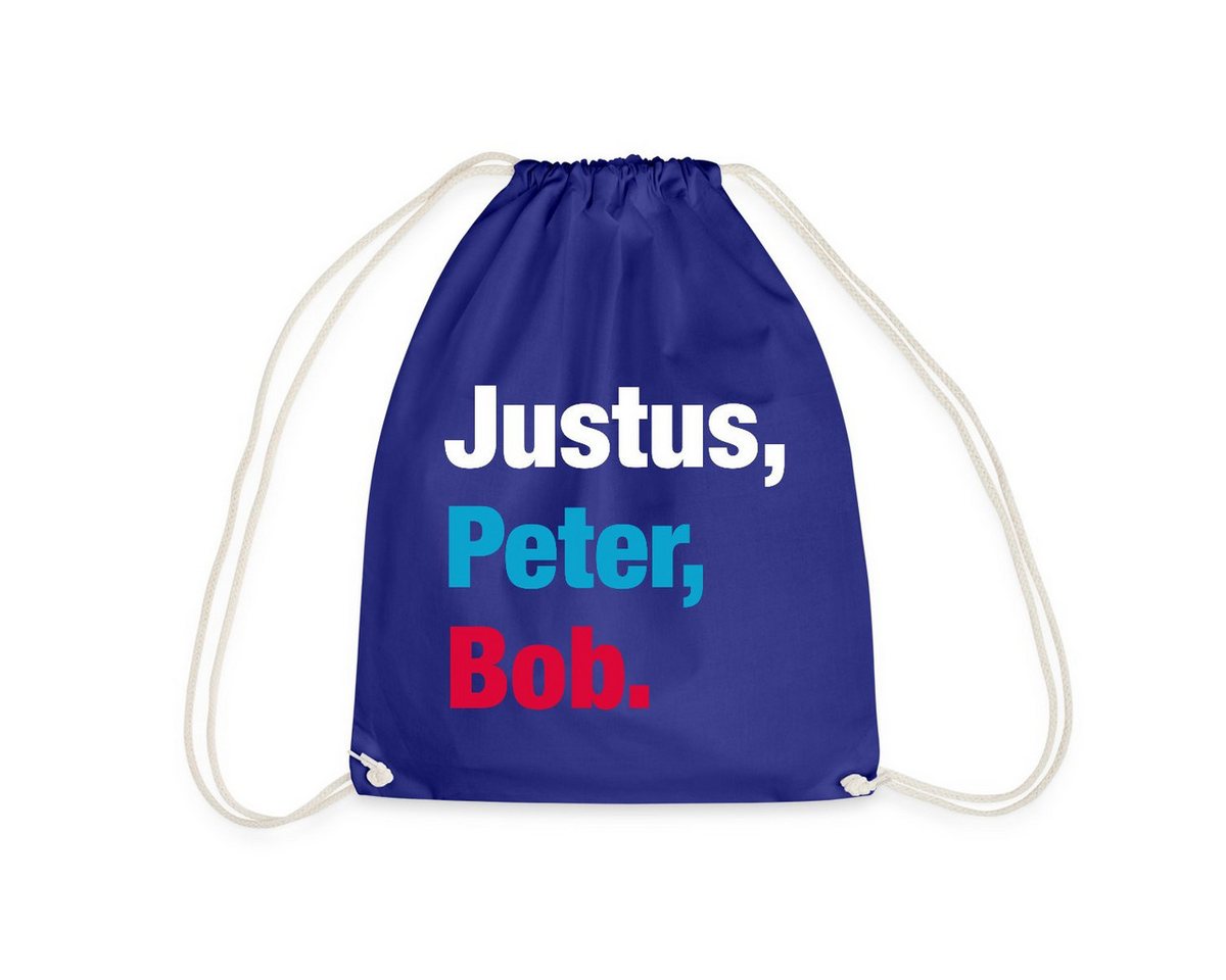 Spreadshirt Turnbeutel Die Drei Fragezeichen Kids Justus, Peter, Bob. Turnbeutel (1-tlg) von Spreadshirt
