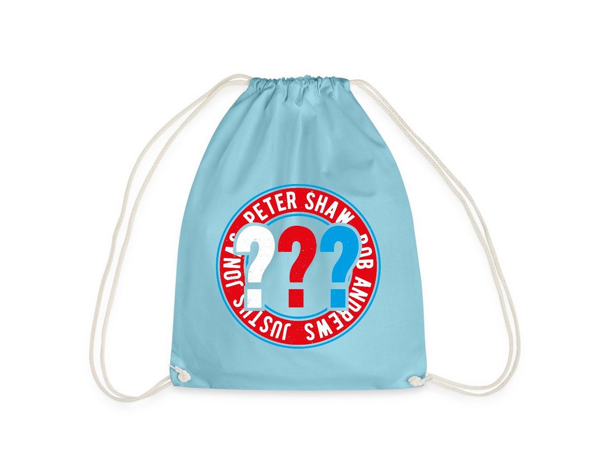 Spreadshirt Turnbeutel Die Drei Fragezeichen Kids Logo Kreis Turnbeutel (1-tlg) von Spreadshirt