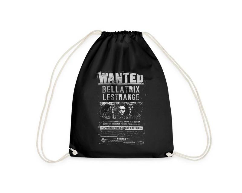 Spreadshirt Turnbeutel Harry Potter Bellatrix Lestrange Wanted Poster Turnbeutel (1-tlg) von Spreadshirt
