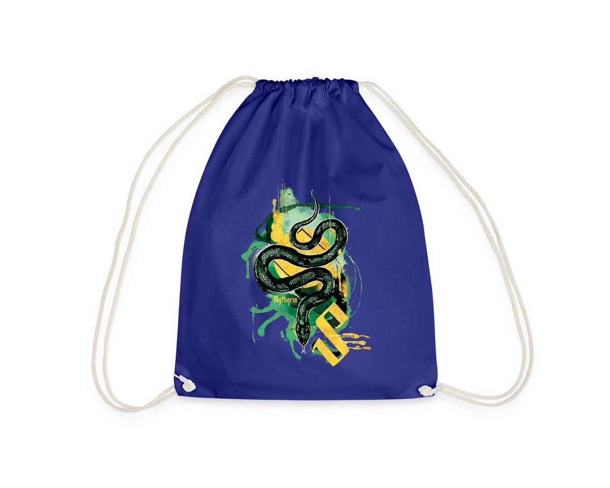 Spreadshirt Turnbeutel Harry Potter Haus Slytherin Schlange Turnbeutel (1-tlg) von Spreadshirt