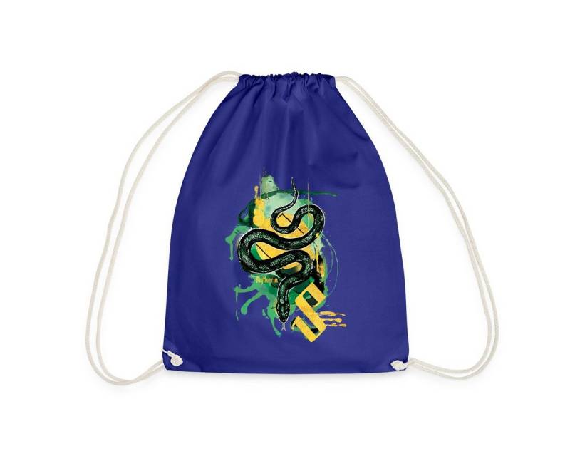 Spreadshirt Turnbeutel Harry Potter Haus Slytherin Schlange Turnbeutel (1-tlg) von Spreadshirt