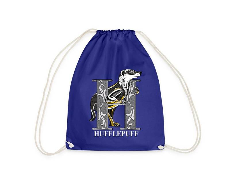 Spreadshirt Turnbeutel Harry Potter Hufflepuff Gold monochrom Turnbeutel (1-tlg) von Spreadshirt