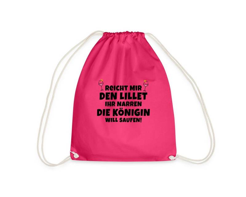 Spreadshirt Turnbeutel Lillet Königin Will Saufen Turnbeutel (1-tlg) von Spreadshirt