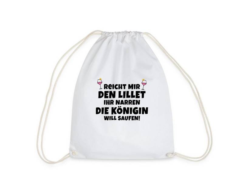 Spreadshirt Turnbeutel Lillet Königin Will Saufen Turnbeutel (1-tlg) von Spreadshirt