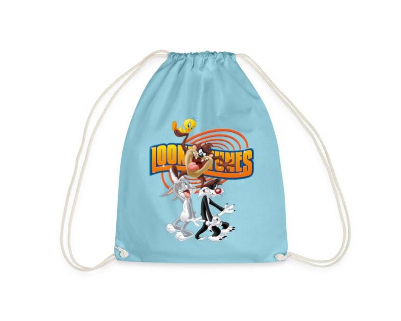 Spreadshirt Turnbeutel Looney Tunes Bugs Bunny, Taz, Sylvester & Tweety Turnbeutel (1-tlg) von Spreadshirt