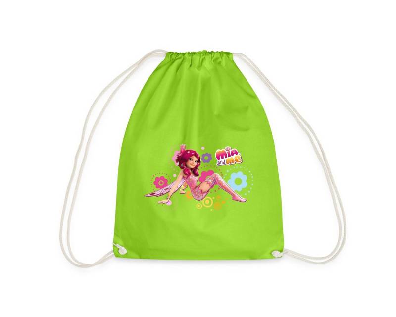 Spreadshirt Turnbeutel Mia and Me Elfe Mia Sitzt In Blumen Turnbeutel (1-tlg) von Spreadshirt