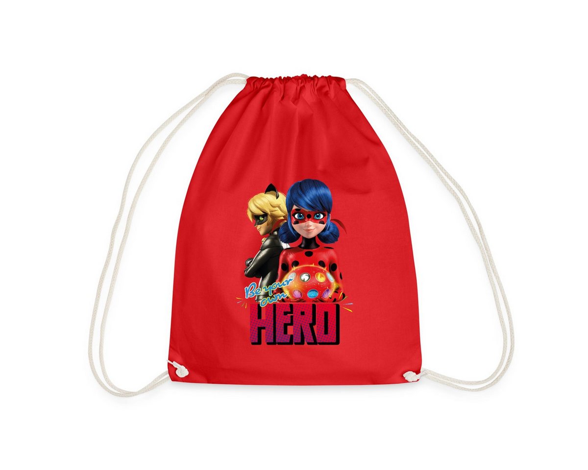 Spreadshirt Turnbeutel Miraculous Be Your Own Hero Turnbeutel (1-tlg) von Spreadshirt