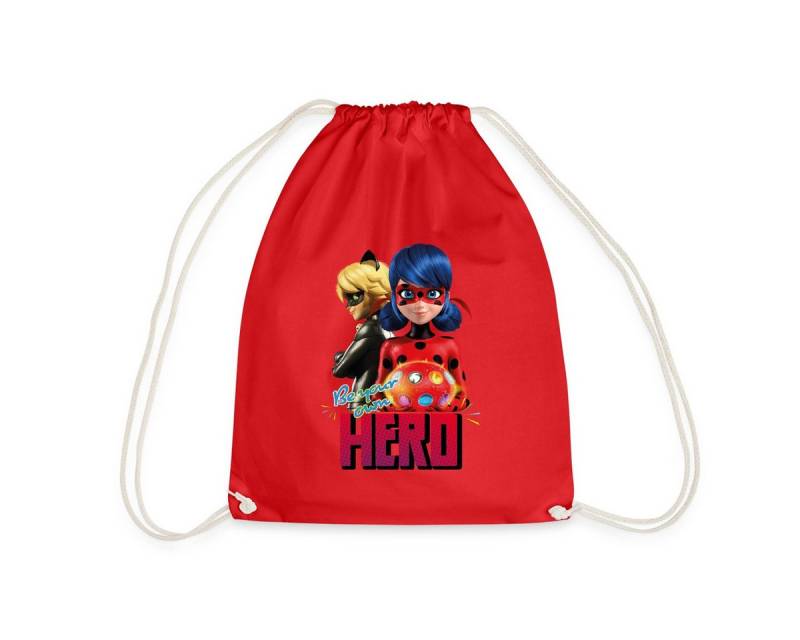 Spreadshirt Turnbeutel Miraculous Be Your Own Hero Turnbeutel (1-tlg) von Spreadshirt